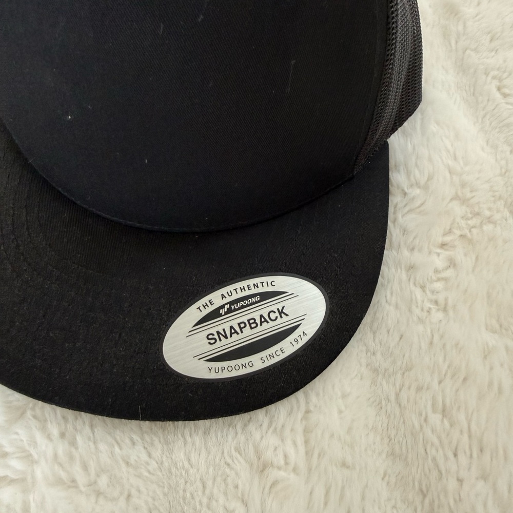 Black Snapback Cap - Picture 2 of 2